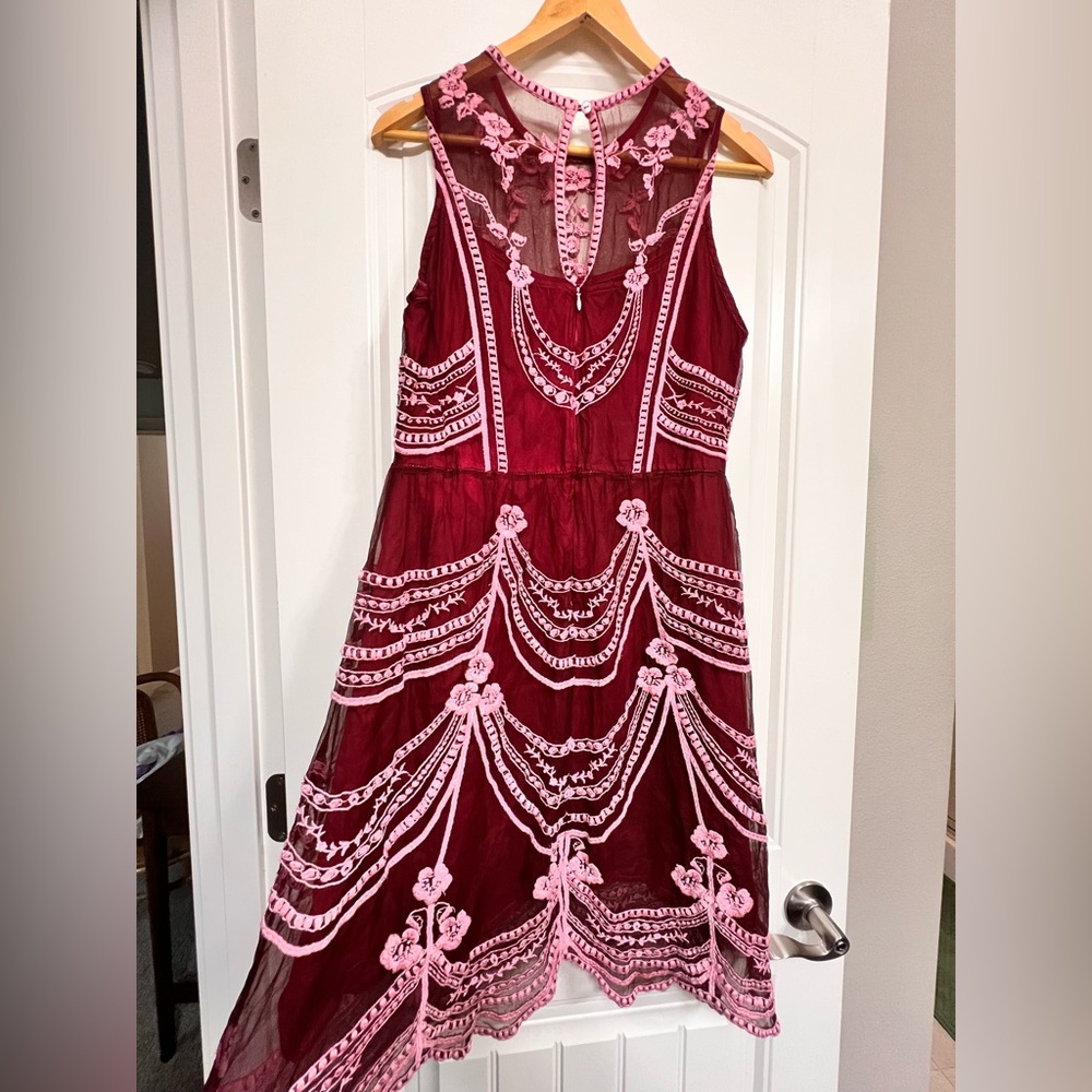 DYED BHLDN x Anthro Anissa White Silk Dress - Picture 5 of 9
